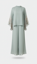 Mist Sage Chiffon Co-Ord Set