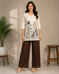 Women Printed Tunic Top | Stylish Casual Tunic for Women | Elegant Daily Wear Long Top