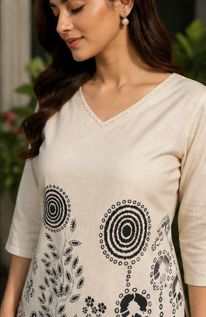 Women Printed Tunic Top | Stylish Casual Tunic for Women | Elegant Daily Wear Long Top