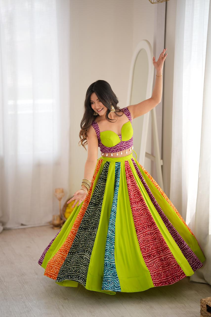 Anarkali Women’s Full Stitched Digital Print Lehenga Choli | Heavy Rayon 6 Meter Grand Flair | Padded Blouse M to 3XL