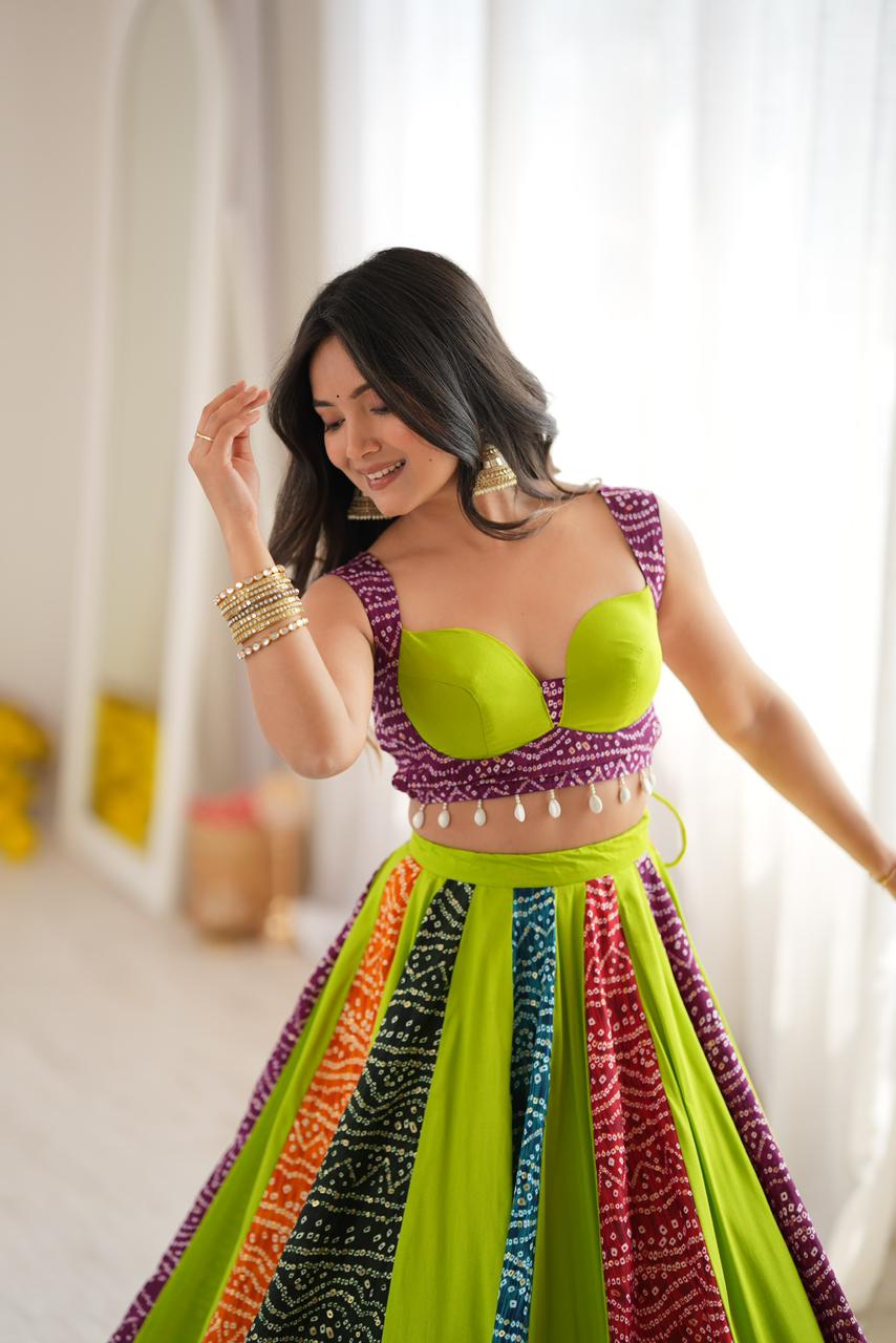 Anarkali Women’s Full Stitched Digital Print Lehenga Choli | Heavy Rayon 6 Meter Grand Flair | Padded Blouse M to 3XL