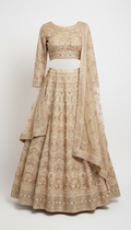 Soft Gold Lehenga Choli With Delicate Embellishment